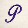 imageDALIX Womens Canvas Tote Bag Shoulder Bags Open Top Purple Monogram AZP