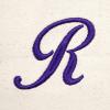 imageDALIX Womens Canvas Tote Bag Shoulder Bags Open Top Purple Monogram AZR