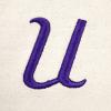 imageDALIX Womens Canvas Tote Bag Shoulder Bags Open Top Purple Monogram AZU