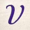 imageDALIX Womens Canvas Tote Bag Shoulder Bags Open Top Purple Monogram AZV