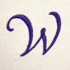 imageDALIX Womens Canvas Tote Bag Shoulder Bags Open Top Purple Monogram AZW