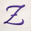 imageDALIX Womens Canvas Tote Bag Shoulder Bags Open Top Purple Monogram AZZ