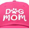 imageDALIX Dog Mom Baseball Cap Womens Hats Dad HatHot Pink