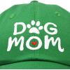 imageDALIX Dog Mom Baseball Cap Womens Hats Dad HatKelly Green
