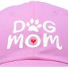 imageDALIX Dog Mom Baseball Cap Womens Hats Dad HatLight Pink
