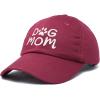 imageDALIX Dog Mom Baseball Cap Womens Hats Dad HatMaroon