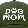 imageDALIX Dog Mom Baseball Cap Womens Hats Dad HatOlive