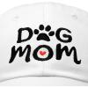 imageDALIX Dog Mom Baseball Cap Womens Hats Dad HatWhite
