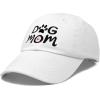 imageDALIX Dog Mom Baseball Cap Womens Hats Dad HatWhite