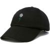 imageDALIX Embroidered Daisy Dad Cap Cotton Baseball Hat WomenBlack