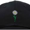 imageDALIX Embroidered Daisy Dad Cap Cotton Baseball Hat WomenBlack