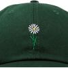 imageDALIX Embroidered Daisy Dad Cap Cotton Baseball Hat WomenDark Green