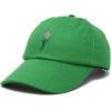 imageDALIX Embroidered Daisy Dad Cap Cotton Baseball Hat WomenKelly Green