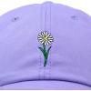 imageDALIX Embroidered Daisy Dad Cap Cotton Baseball Hat WomenLavender
