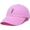 imageDALIX Embroidered Daisy Dad Cap Cotton Baseball Hat WomenLight Pink