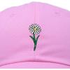 imageDALIX Embroidered Daisy Dad Cap Cotton Baseball Hat WomenLight Pink