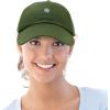 imageDALIX Embroidered Daisy Dad Cap Cotton Baseball Hat WomenOlive