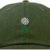 imageDALIX Embroidered Daisy Dad Cap Cotton Baseball Hat WomenOlive