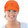 imageDALIX Embroidered Daisy Dad Cap Cotton Baseball Hat WomenOrange