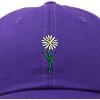 imageDALIX Embroidered Daisy Dad Cap Cotton Baseball Hat WomenPurple