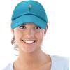 imageDALIX Embroidered Daisy Dad Cap Cotton Baseball Hat WomenTeal