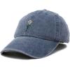 imageDALIX Embroidered Daisy Dad Cap Cotton Baseball Hat WomenWashed Navy Blue