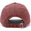 imageDALIX Embroidered Daisy Dad Cap Cotton Baseball Hat WomenWashed Red