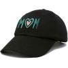 imageDALIX Embroidered Heart Mom Cotton Dad Hat Women GiftBlack