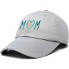 imageDALIX Embroidered Heart Mom Cotton Dad Hat Women GiftGray