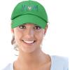 imageDALIX Embroidered Heart Mom Cotton Dad Hat Women GiftKelly Green