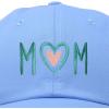 imageDALIX Embroidered Heart Mom Cotton Dad Hat Women GiftLight Blue