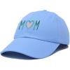 imageDALIX Embroidered Heart Mom Cotton Dad Hat Women GiftLight Blue