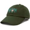 imageDALIX Embroidered Heart Mom Cotton Dad Hat Women GiftOlive