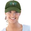 imageDALIX Embroidered Heart Mom Cotton Dad Hat Women GiftOlive