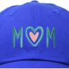imageDALIX Embroidered Heart Mom Cotton Dad Hat Women GiftRoyal Blue
