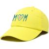 imageDALIX Embroidered Heart Mom Cotton Dad Hat Women GiftYellow