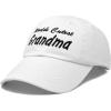 imageDALIX Worlds Cutest Grandma Hat Gift Embroidered Cotton CapWhite