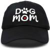 imageDALIX Dog Mom Baseball Cap Womens Hats Dad HatBlack