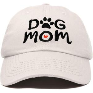 imageDALIX Dog Mom Baseball Cap Womens Hats Dad HatBeige