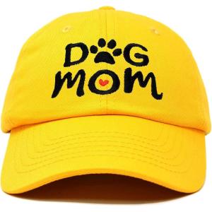 imageDALIX Dog Mom Baseball Cap Womens Hats Dad HatGold