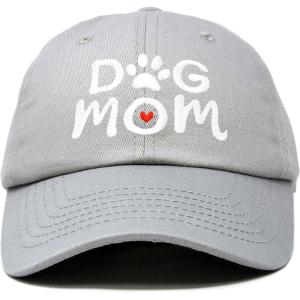 imageDALIX Dog Mom Baseball Cap Womens Hats Dad HatGray
