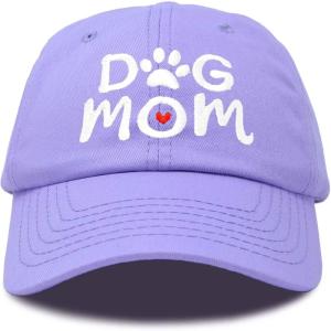 imageDALIX Dog Mom Baseball Cap Womens Hats Dad HatLavender