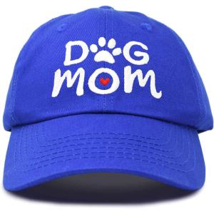 imageDALIX Dog Mom Baseball Cap Womens Hats Dad HatRoyal Blue