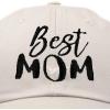 imageDALIX Best Mom Baseball Cap Womens Dad Hats Adjustable Mothers Day HatBeige