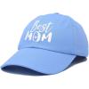 imageDALIX Best Mom Baseball Cap Womens Dad Hats Adjustable Mothers Day HatLight Blue