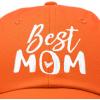 imageDALIX Best Mom Baseball Cap Womens Dad Hats Adjustable Mothers Day HatOrange