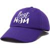 imageDALIX Best Mom Baseball Cap Womens Dad Hats Adjustable Mothers Day HatPurple