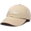 imageDALIX Embroidered Best Mom Daisy Cotton Dad Hat Women GiftKhaki