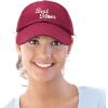 imageDALIX Embroidered Best Mom Daisy Cotton Dad Hat Women GiftMaroon