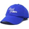 imageDALIX Embroidered Best Mom Daisy Cotton Dad Hat Women GiftRoyal Blue